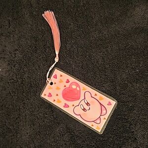 Handmade Kirby Bookmark
